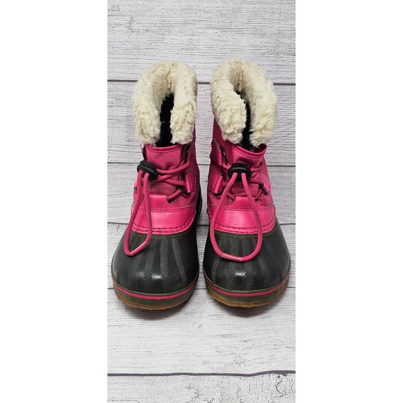 SOREL Kids' Yoot Pac Nylon Snow Boot Ultra Pink Alpine Tundra Size 13 - Picture 11 of 13
